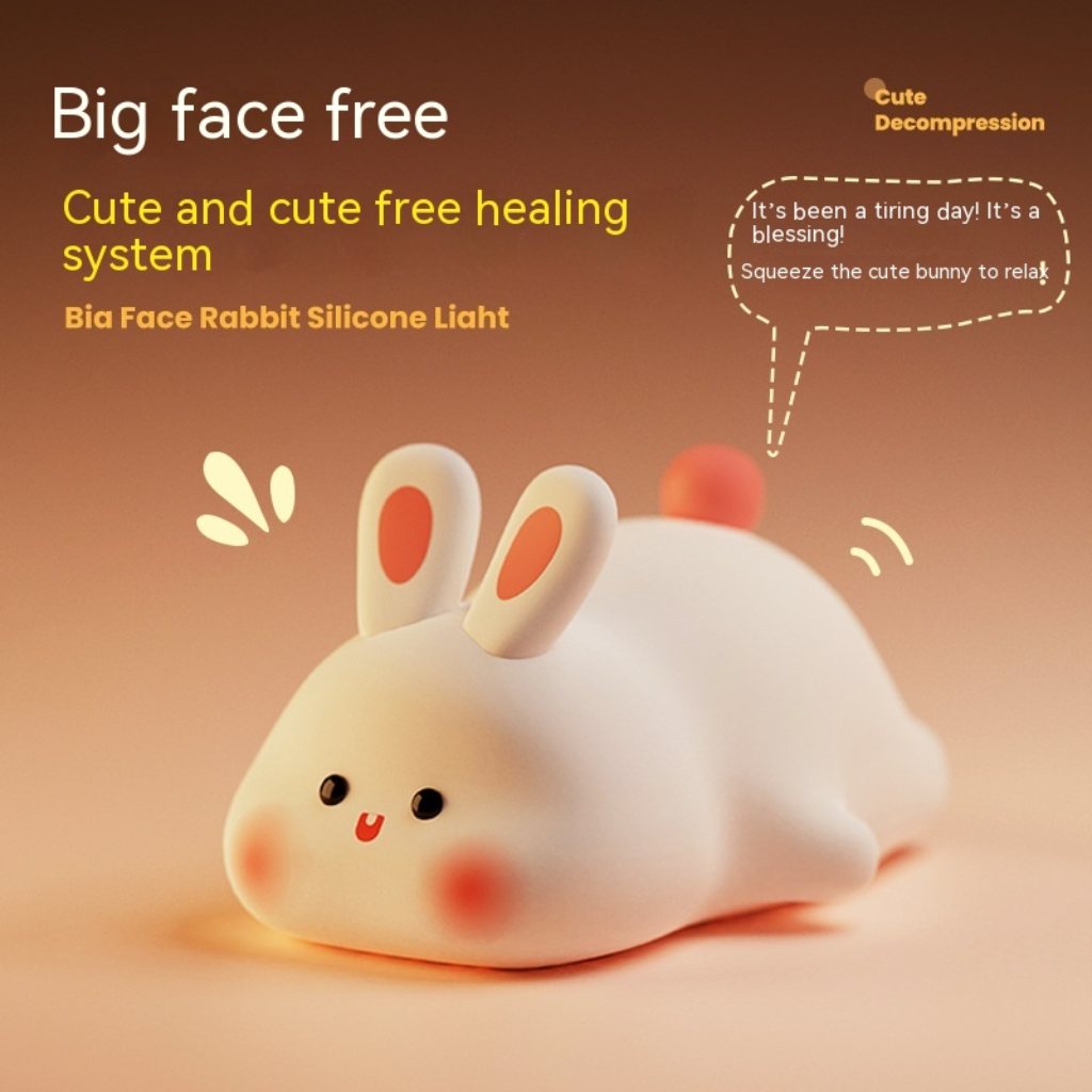 Cute Bunny LED Touch Sensor Rabbit Night Light