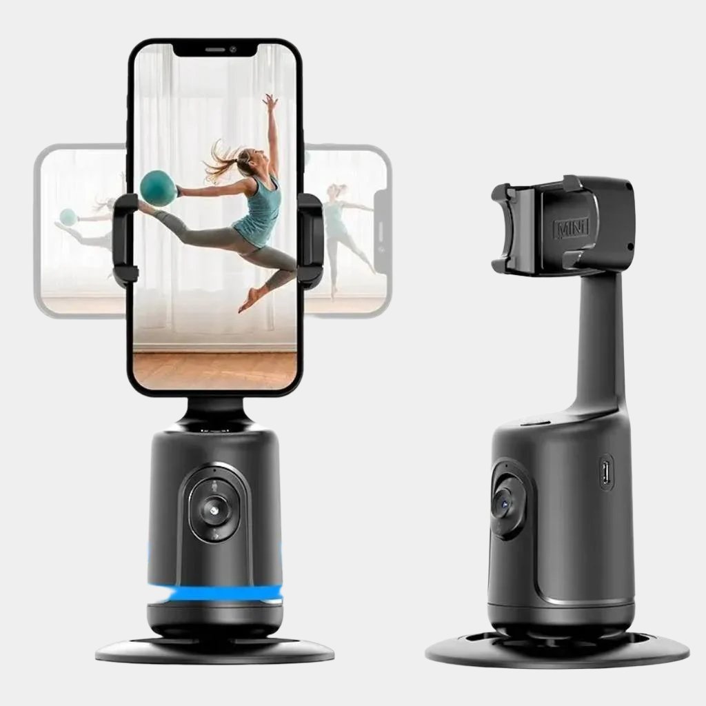 360° AI Face Tracking Gimbal – Smart Auto Phone Holder