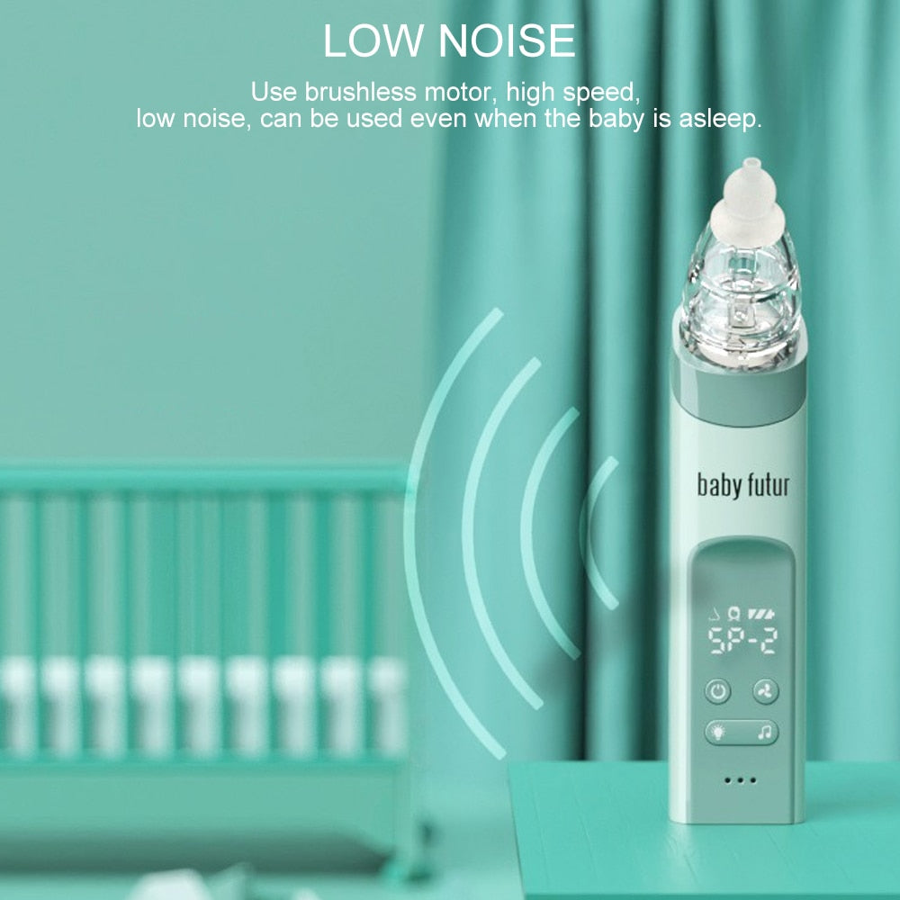 Nasal Aspirator Baby Electric Newborn Nose Cleaner with 9 Suction Levels