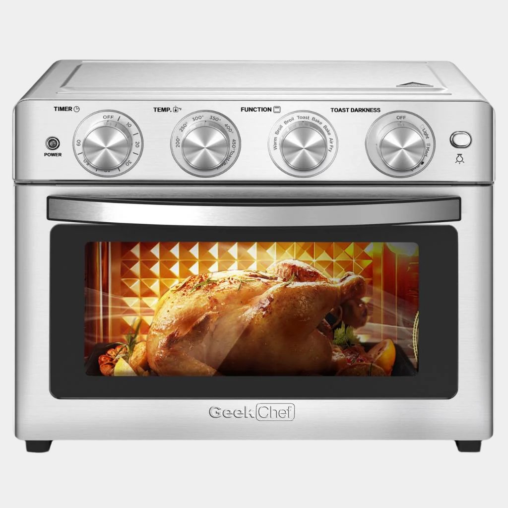 Geek Chef 26QT Air Fryer - 1700W, Stainless Steel