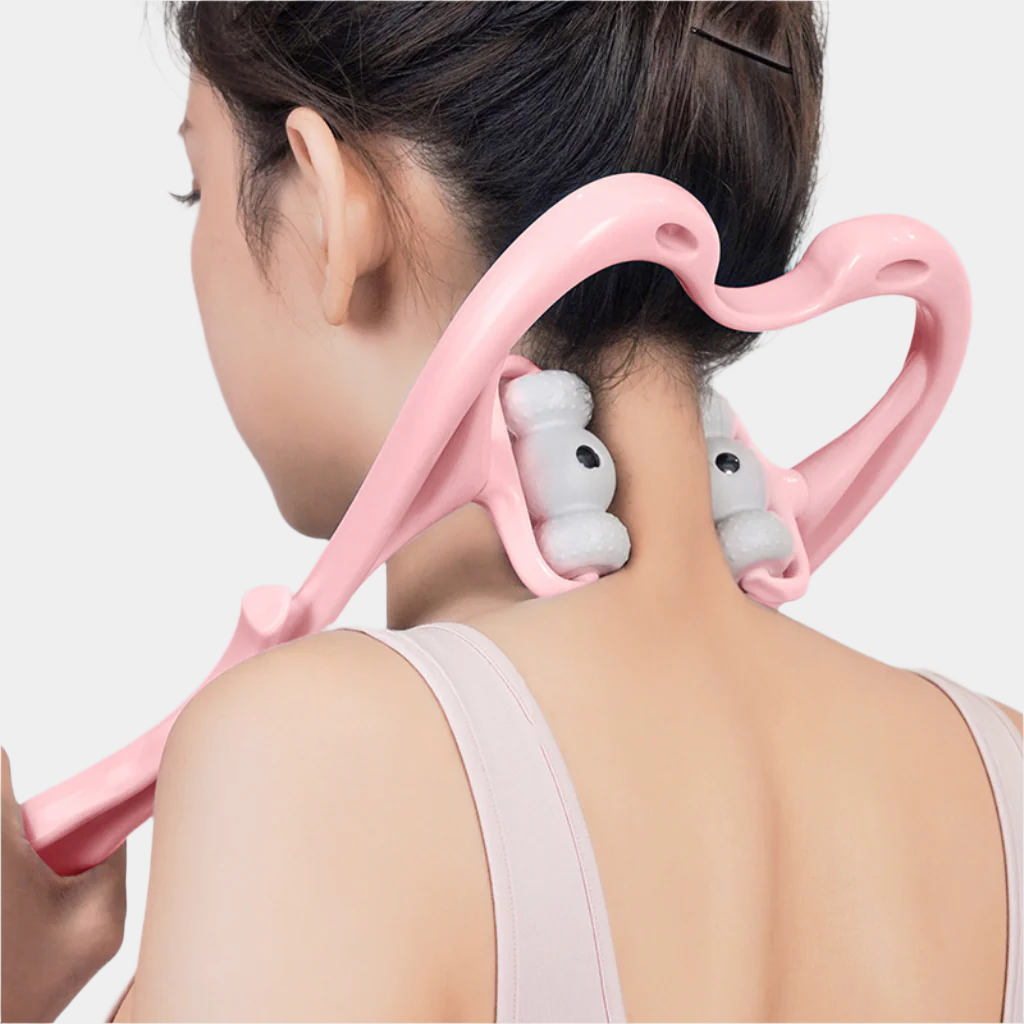 Neck Massager for Pain Relief – Deep Tissue Handheld Tool