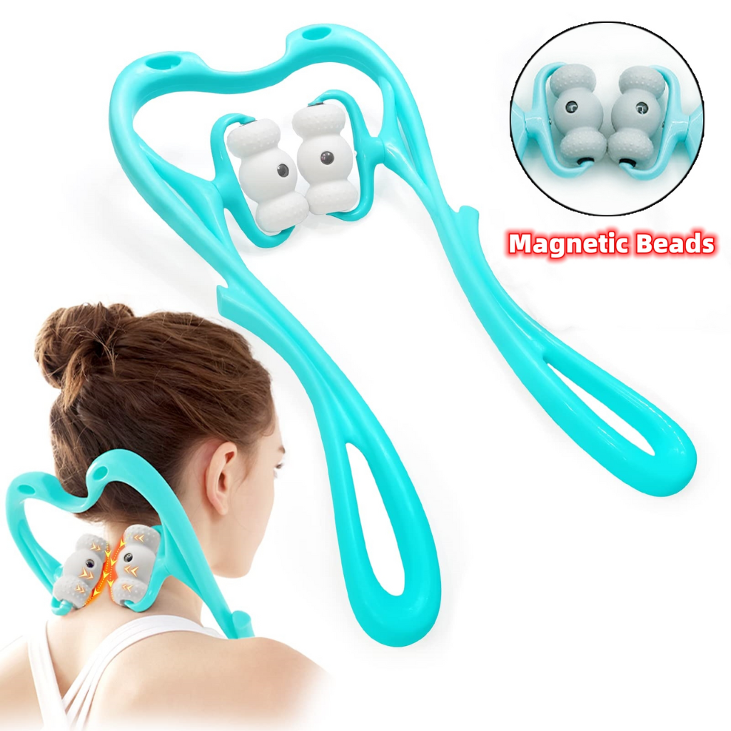 Neck Massager for Pain Relief – Deep Tissue Handheld Tool