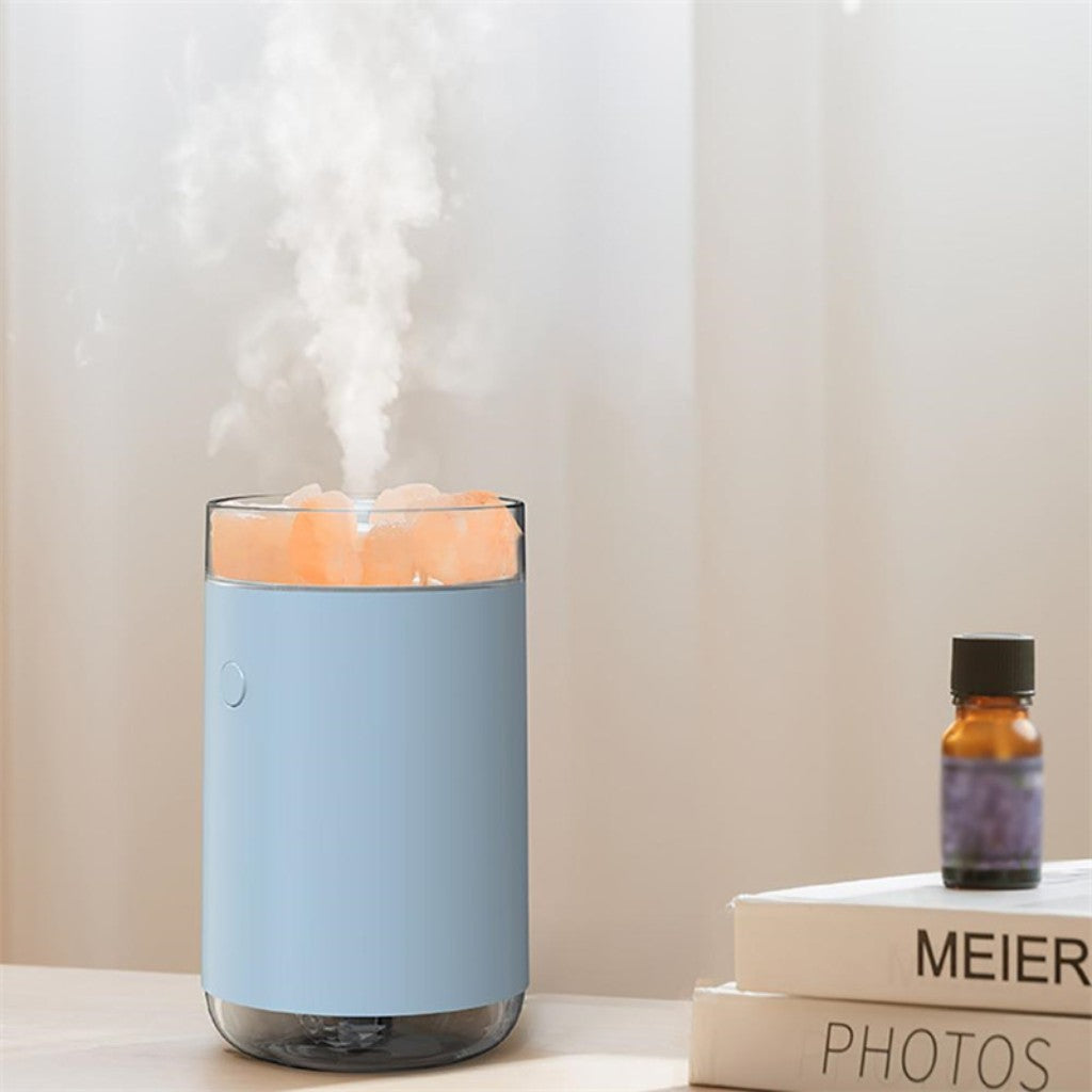 Aromatherapy Crystal Salt Humidifier – Essential Oil Diffuser