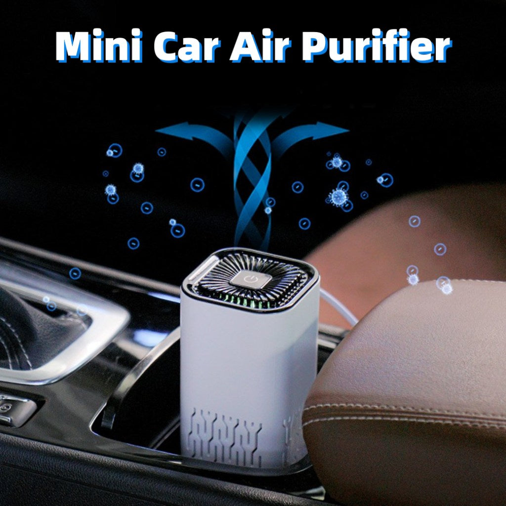 Portable Air Purifier Negative Ion Generator for Car & Home