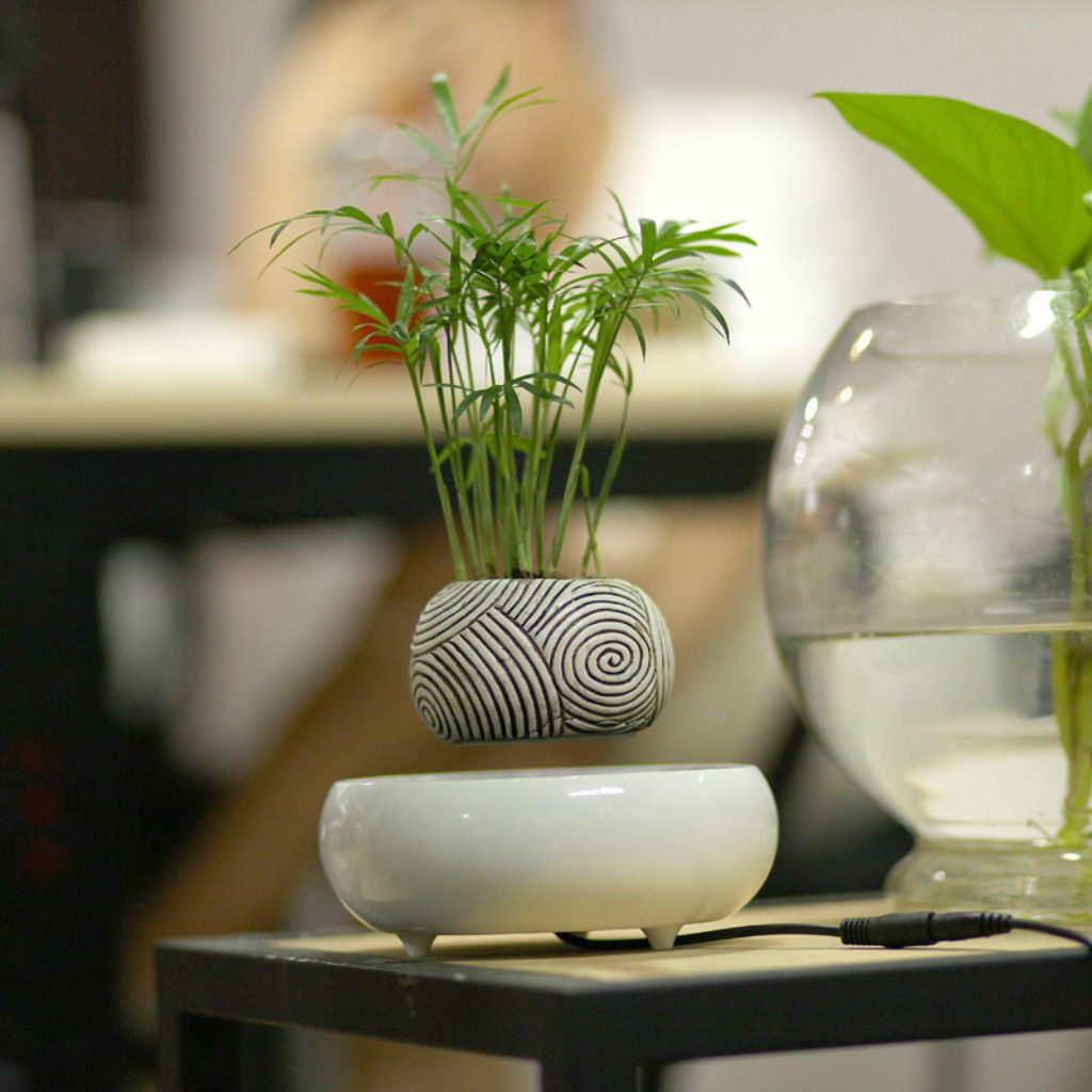 Magnetic Levitation Potted Plant – Creative Gift & Furniture Decoration