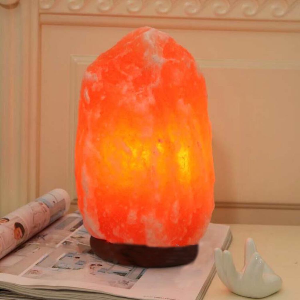 Himalayan Crystal Salt Lamp – Natural Rock Decorative Light