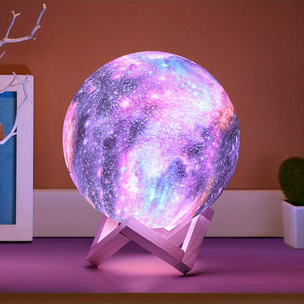 3D Galaxy Lamp Moonlight | Night Lunar Light