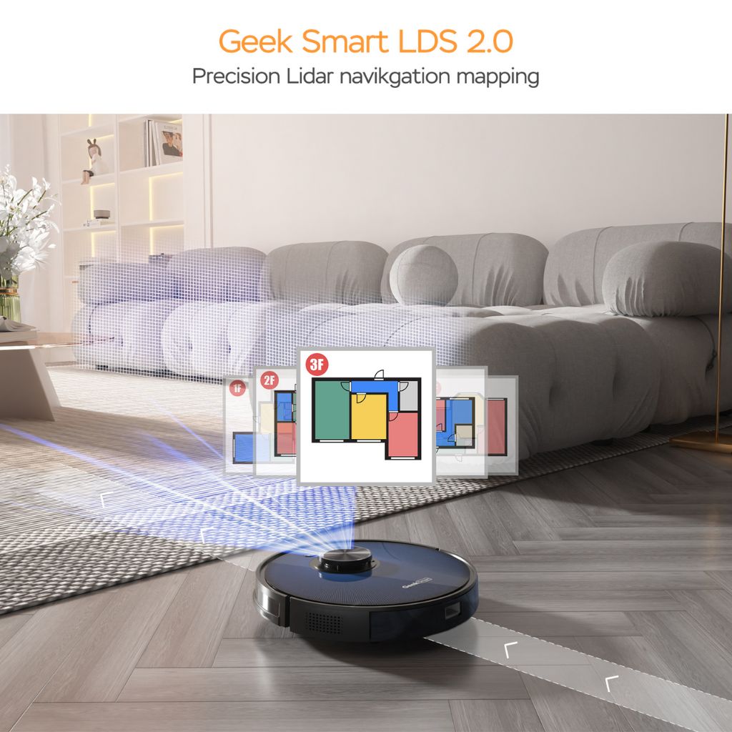 Geek Smart L7 Robot Vacuum & Mop | 2700Pa Suction