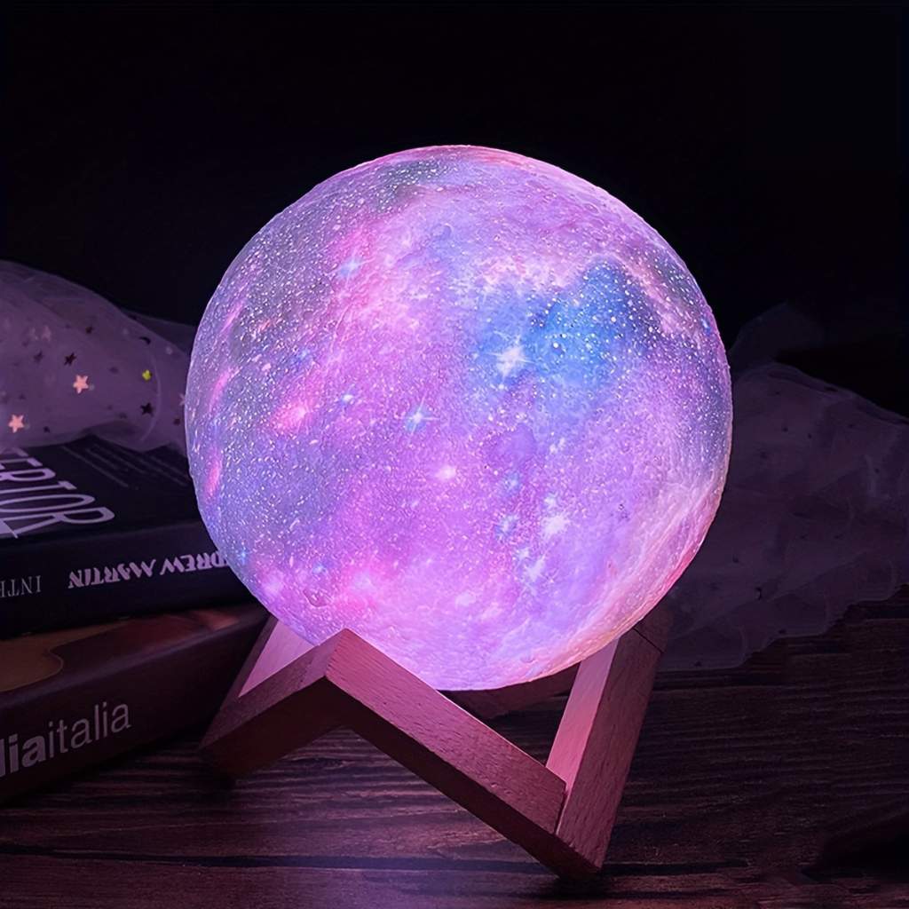 3D Galaxy Lamp Moonlight | Night Lunar Light