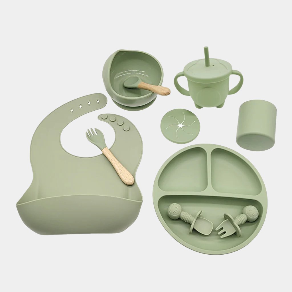 Baby Feeding Silicone BPA-Free 10 Piece Set