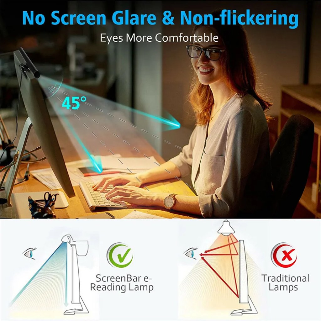 LED Monitor Light Bar – USB, Eye-Caring Technology & Adjustable Brightness