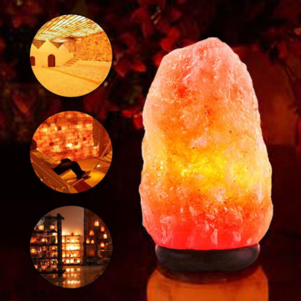 Himalayan Crystal Salt Lamp – Unique Night Light & Creative Gift