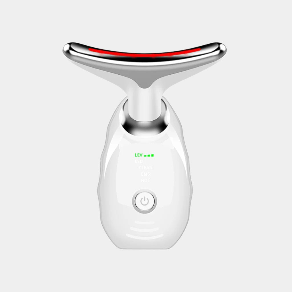 Neck & Face Beauty Device – Thermal & Microcurrent Facial Massager