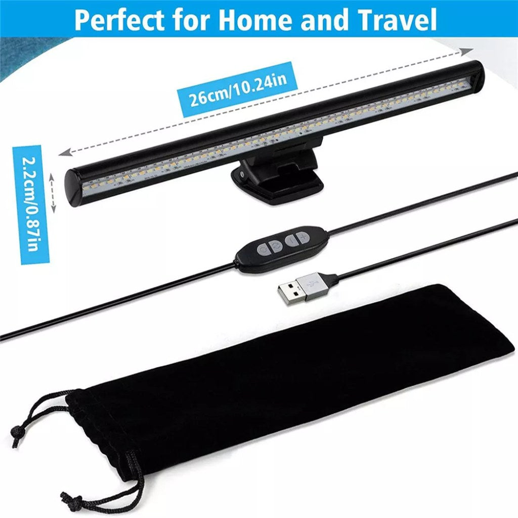 LED Monitor Light Bar – USB, Eye-Caring Technology & Adjustable Brightness