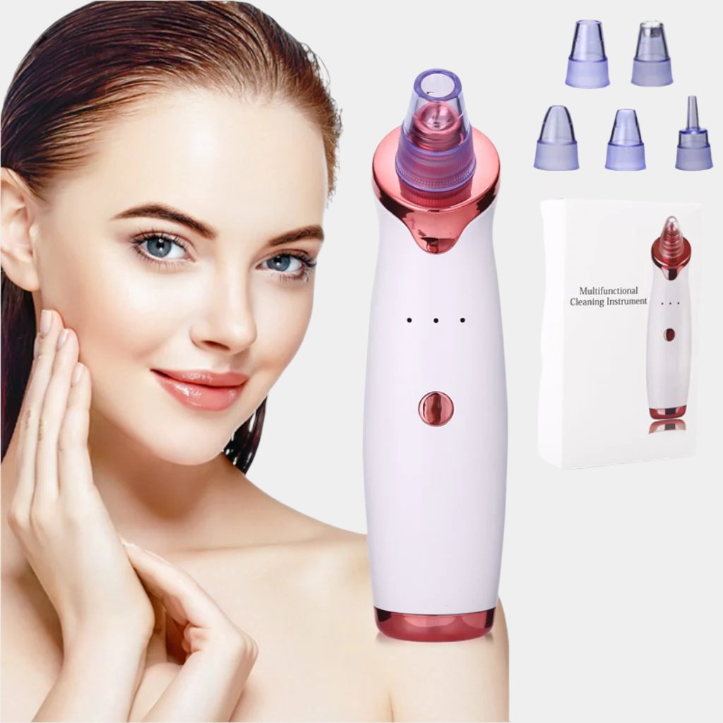 Blackhead Remover Vacuum – Pore Cleaner & Acne Suction Tool with 6 Probes