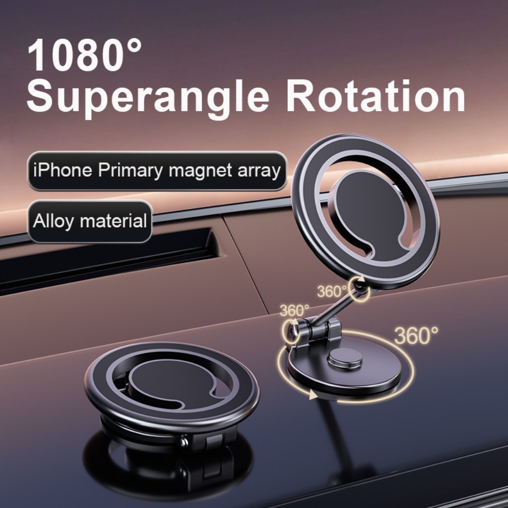 Magnetic Phone Holder – Car Hands-Free Dash Mount for All Phones