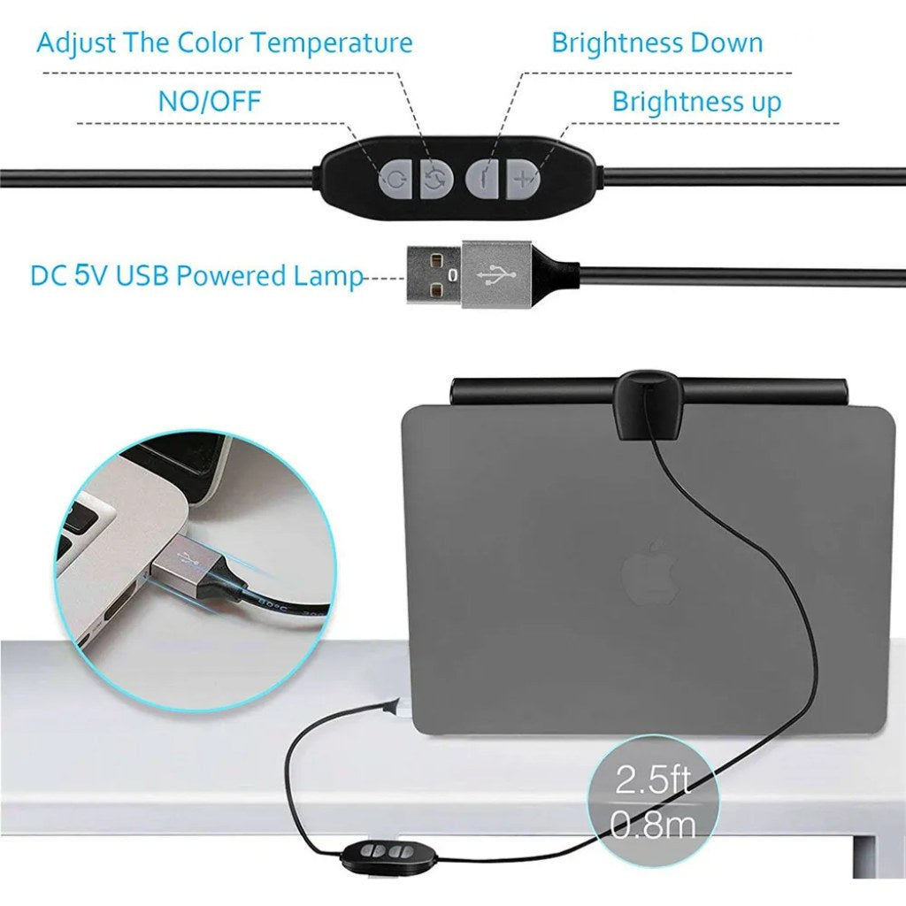 LED Monitor Light Bar – USB, Eye-Caring Technology & Adjustable Brightness