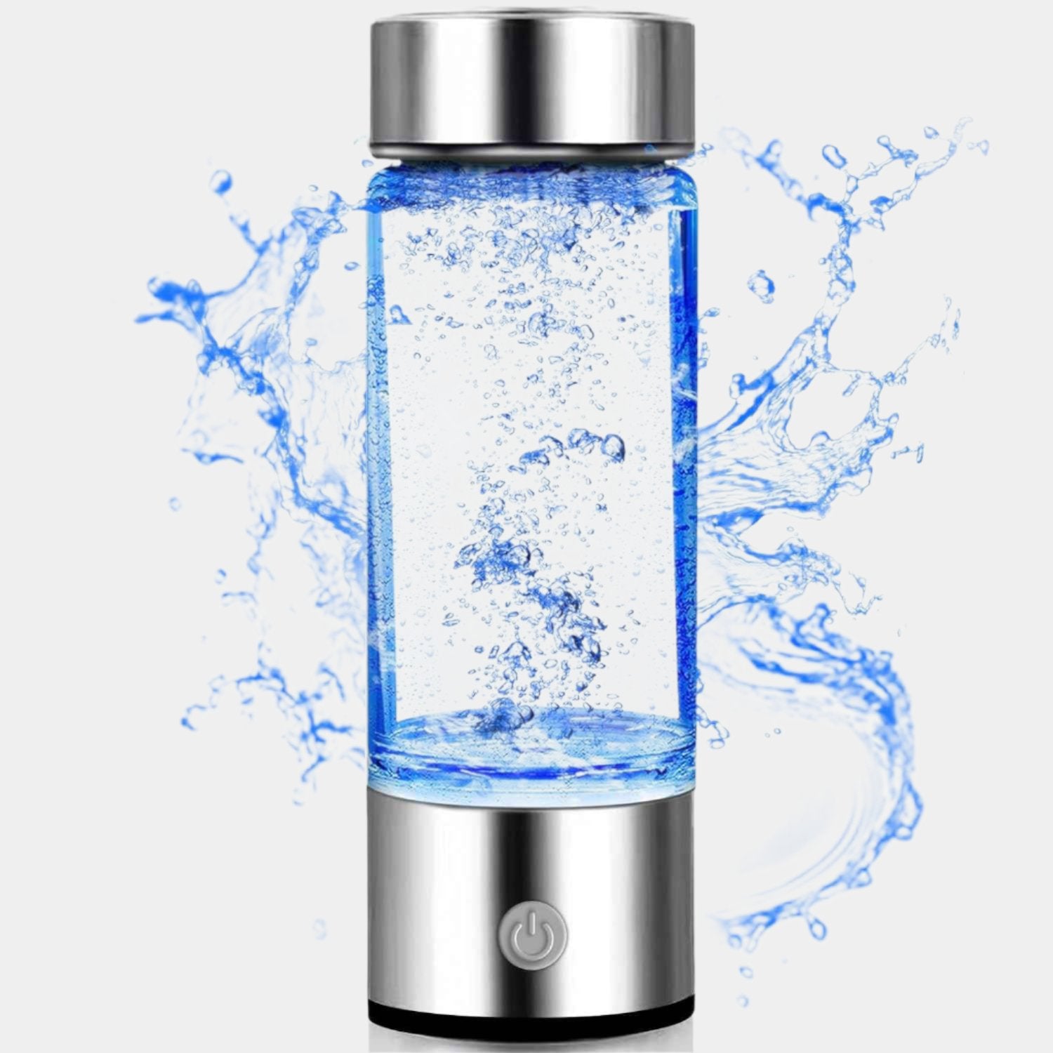 Portable Hydrogen Water Bottle – Rechargeable, SPE & PEM Technology