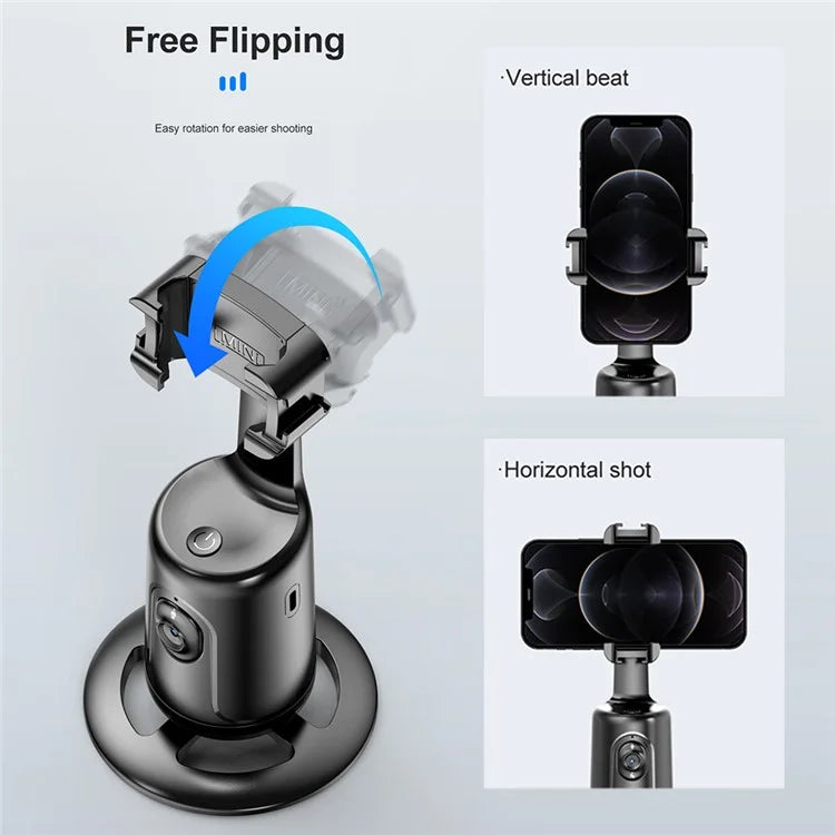 360° AI Face Tracking Gimbal – Smart Auto Phone Holder