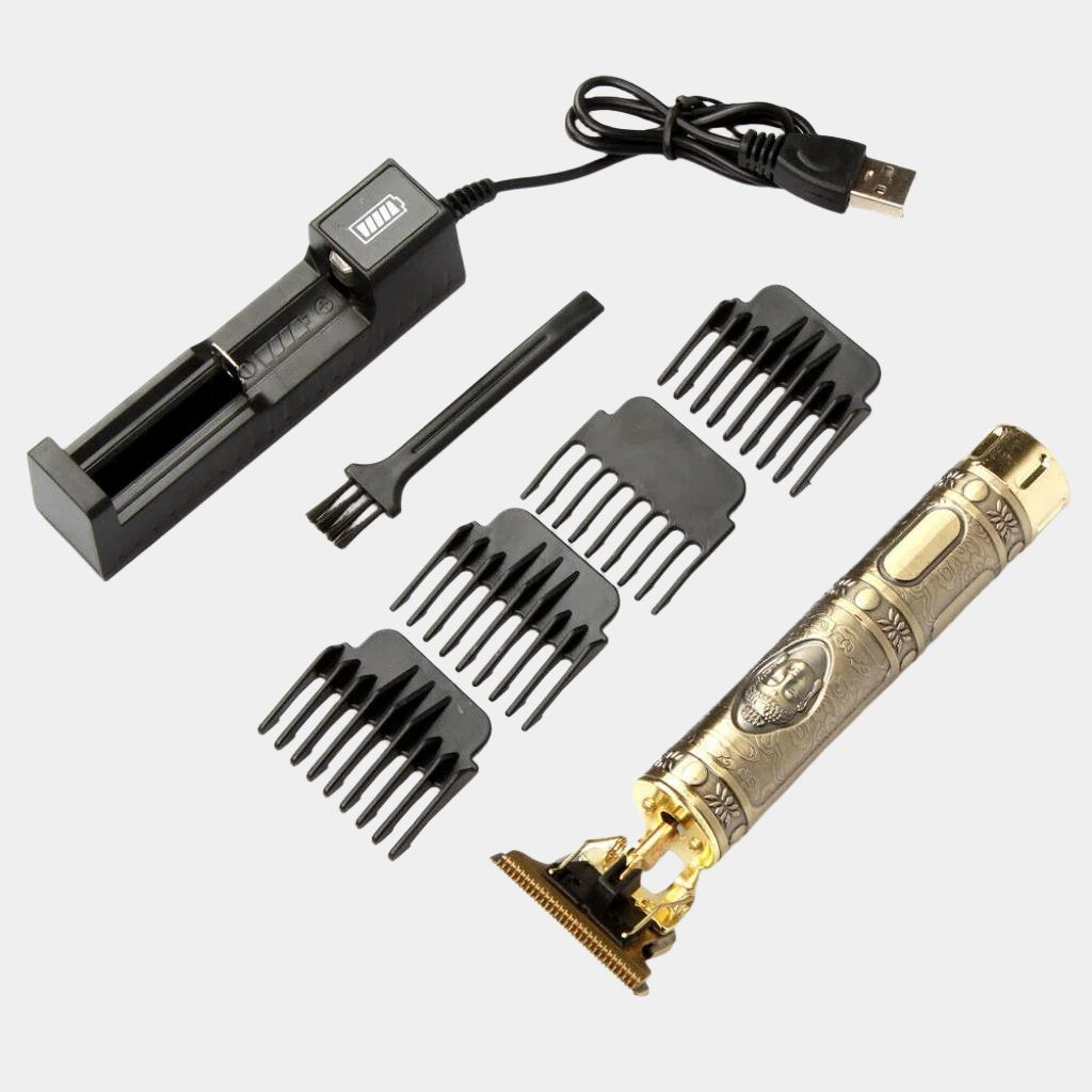 Electric Hair & Beard Trimmer – Cordless Professional T-Outliner Clipper