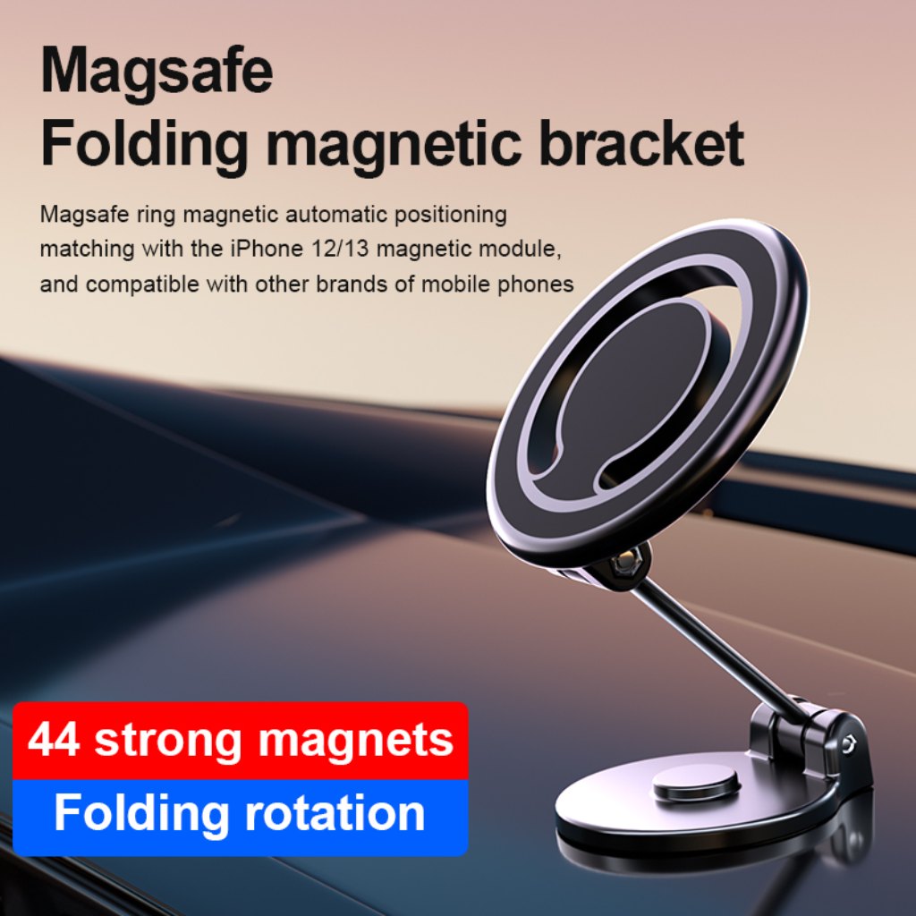 Magnetic Phone Holder – Car Hands-Free Dash Mount for All Phones