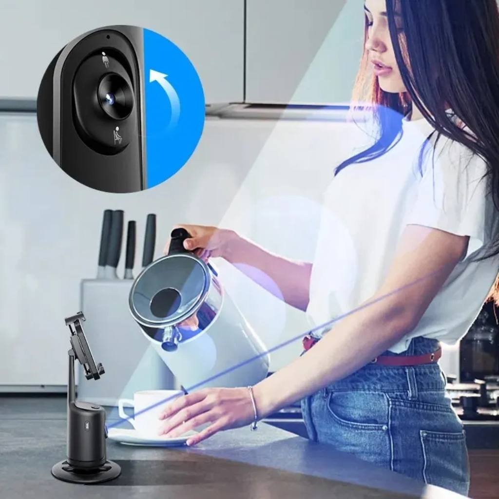 360° AI Face Tracking Gimbal – Smart Auto Phone Holder